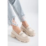 Miss Zülüf Kadın Günlük Casual Ayakkabı - Bej