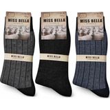 Missbella Yün Jakarlı Erkek Çorap 10 Adet - Standart - Renkli