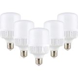Misscafe 5 Adet 30 W Torch Ampul Büyük Boy Beyaz Işık Smd LED Tasarruflu E27 Normal Duy