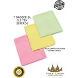 Missclean Miss Clean Profesyonel Sihirli Cam Bezi 42 x 68 cm Mikrofiber Malzeme ile Kolay Temizlik