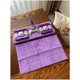 Missclean Yedek Bez Mandallı Mop Mikrofiber Bezi 1 Adet Yüksek Emicilik Özellikli - Mor