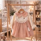 Misse Lüks Kız Bebek Elbisesi 24 Ay - 2 Yaş - 992Pudra