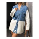 missfanus collection KADIN KOT KOMBİNLİ TRİKO SELANİK CEKET