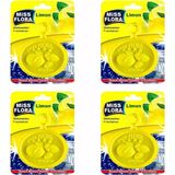 MissFlora Miss Flora Limon Bulaşık Makinesi Parlatıcı Ferahlatıcı 4 Adet