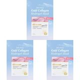 MISSHA 24 K Altın ve Kolajen İçeren Kırışıklık Karşıtı Hidrojel Maske (3 paketi)