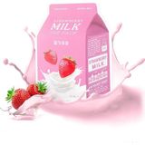 MISSHA Aydınlatıcı Yaprak Maske (ÇİLEK-SÜT) A'pıeu Strawberry Milk One-pack - Çilek-Süt