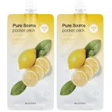 MISSHA Aydınlık Ve Pürüzsüz Görünüm Sunan Uyku Maskesi Pure Source Pocket Pack (LEMON) 2li paket