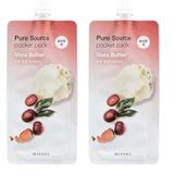 MISSHA Besleyici Shea Yağı Uyku Maskesi Pure Source Pocket Pack (SHEA BUTTER) 2li paket