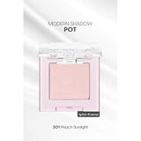 MISSHA Işıltılı Kremsi Dokulu Tekli Göz Farı Modern Shadow Pot (301 Peach Sunlight) 301 Peach Sunlight