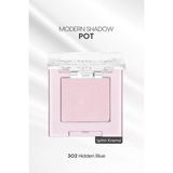 MISSHA Işıltılı Kremsi Dokulu Tekli Göz Farı Modern Shadow Pot (302 Hidden Blue) 302 Hidden Blue
