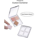 Missha Kişiselleştirilebilir 4'lü Boş Far Paleti Custom Palette Container - Şeffaf