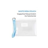Missha Küçük Boy Beyaz Transparan Makyaj Çantası A'PIEU White Mesh Pouch, 8404