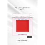 MISSHA Parlak Jel Dokulu Tekli Göz Farı Modern Shadow Pot (204 Apple Peak) 204 Apple Peak