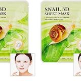 MISSHA Salyangoz Salgısı Özü İçeren Nemlendirici 3D Yaprak Maske Snail 3D Sheet Mask 2li paket