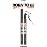 MISSHA Uzun Süre Kalıcı, Suya Dayanıklı, Likit Eyeliner Born To Be Madproof Liquid Liner (01) - 01 Deep Black