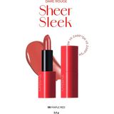 MISSHA Yoğun Pigmentli Besleyici Nemli Bitişli Ruj Dare Rouge Sheer Sleek (08 Maple Red)