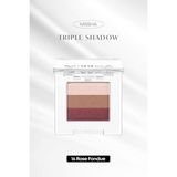 MISSHA Yumuşak Dokulu, Dökülme Yapmayan 3 Renkli Göz Farı Triple Shadow (16 Rose Fondue) - No.16 Rose Fondue