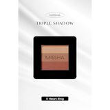 MISSHA Yumuşak Dokulu, Dökülme Yapmayan 3 Renkli Göz Farı Triple Shadow (17 Heart Ring) - No.17 Heart Ring