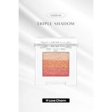 MISSHA Yumuşak Dokulu, Dökülme Yapmayan 3 Renkli Göz Farı Triple Shadow (19 Love Charm) - No.19 Love Charm