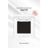 Missha Yumuşak Dokulu, Dökülme Yapmayan Mat Tekli Göz Farı Modern Shadow Matte (116 Code Black)