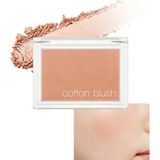 MISSHA Yumuşak Dokulu Kolay Sürülebilen Allık Cotton Blusher (Mamas Camel Coat) - (Mama's Camel Coat)