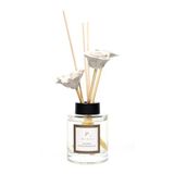 MİSSİ 100 ml Çiçek Taş Bambu Çubuklu Beyaz Sabun Oda/Banyo Kokusu