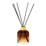 MİSSİ 130 ml Degrade Kahverengi Cam Şişe Bambu Çubuklu Oud Vanilya Oda Kokusu