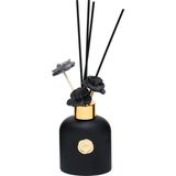Missi 130 ml Siyah Cam Şişe Bambu Çubuklu Black Vanilya Oda Kokusu - 1 Adet