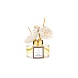 Missi 150 ml Seramik Çiçek Taşlı Bambu Çubuklu Black Vanilya Oda Kokusu