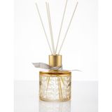 Missi 200 ml Bal Rengi Yaprak Kesme Cam Amber Oda Kokusu - Çiçek