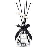 Missi 200 ml Silindir Şişe Black Vanilya Bambu Çubuklu Oda Kokusu