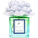 Missi 220 ml Degrade Mavi Şişe Çiçek Seramik Taşlı Yasemin Sandal Oda Kokusu
