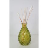 Missi 250 ml Yeşil Ananas Kabartmalı Amber Çiçeği Oda Kokusu