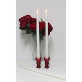 MİSSİ 2Lİ EKRU UZUN ŞAMDAN MUM (42 CM)
