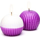 Missi 2li Fitilli Degrade Mor Top Mum(8 Cm) - 2 Adet