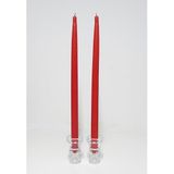 MİSSİ 2Lİ KIRMIZI UZUN ŞAMDAN MUM (42 CM)