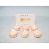 MİSSİ 6LI DARK AMBER KOKULU TEALIGHT MUM SETİ