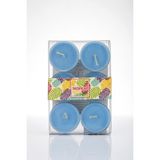 Missi 6'lı Tealight Mum Seti - Mavi - 6 Adet