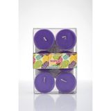 Missi 6'lı Tealight Mum Seti - Mor - 6 Adet