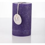 Missi 7 x 12 cm Lavanta Kokulu Taşlı Mum - Mor - 1 Adet