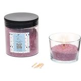 Missi Black Orchid Kokulu Lila Yaratıcı Inci Tozu Mum (30 Adet Fitil ile BIRLIKTE)-250 gr - 1 Adet