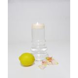 MİSSİ BOĞUMLU CAM MUMLUK VE TEALIGHT MUM SETİ
