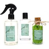Missi Botanical Tea Tree Kokulu Banyo Seti(Banyo Spreyi,kolonya,banyo Tuzu) - 1 - Yeşil