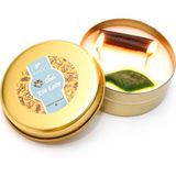 Missi Chaı Tea Latte Kokulu Gold Teneke Vegan Mum /seyahat Mumu - Altın - 1 Adet