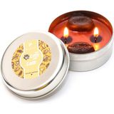 Missi Coffe Latte Kokulu Silver Teneke Vegan Mum /seyahat Mumu - Gümüş - 1 Adet