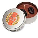 Missi Coffe Mocha Kokulu Silver Teneke Vegan Mum /seyahat Mumu - Gümüş - 1 Adet