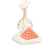 Missi Dekoratif Pembe Piramit Bubble Mum - 1 Adet