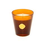 MİSSİ Kahverengi Konik Cam Bardak Oud Kokulu Vegan Mum (160 gr)