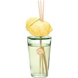Missi Parlak Sırlı Sarı Seramik Limon Detaylı Çubuklu Oda Kokusu 400 Ml-Limon Çiçeği - 1