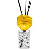 Missi Parlak Sırlı Taş Orkide Işıltısı Çubuklu Oda Kokusu 360 Ml-Yasemin Sandal - Sarı - 1